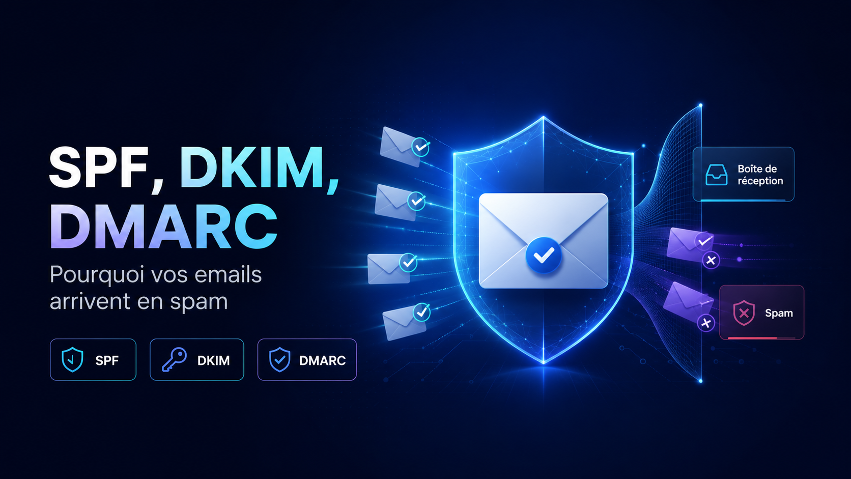 SPF, DKIM, DMARC: why your emails end up in spam and how to fix it